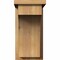 Ekena Millwork Huntington Rough Sawn Corbel w/Backplate, Western Red Cedar, 8"W x 12"D x 16"H COR08X12X16HUN01RWR - alternate 3